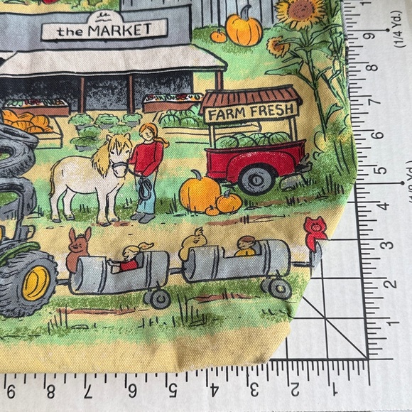 Farmers Market Tote Bag – Nelson Produce Farm – Reusable Cotton Grocery Bag - Picture 2 of 8